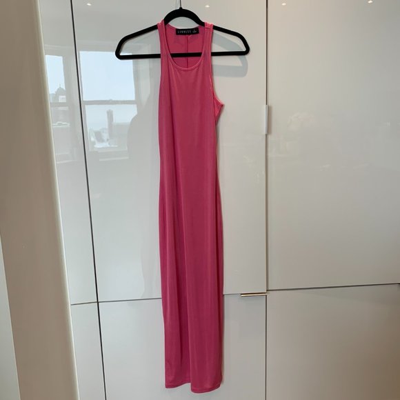 LIONESS🖤 Midi Dress Hot Pink - Picture 5 of 7